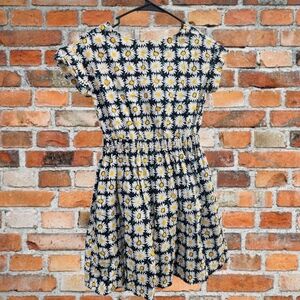 Crew Cuts Daisy Black and White Kids Dress